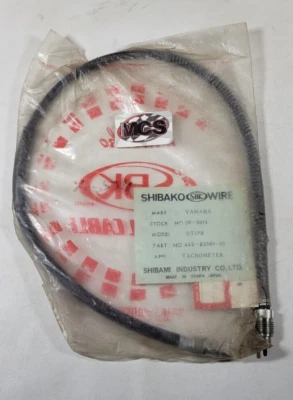 *NOS* YAMAHA DT (DT 175) SHIBAKO Tacómetro línea de cable de transmisión Foto 1 de 2