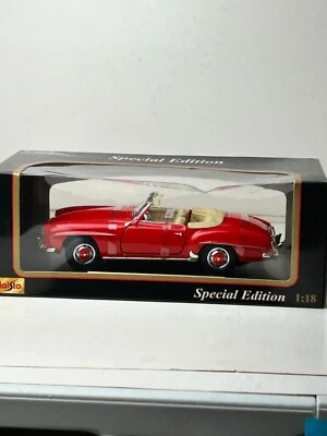 Mercedes Benz 190SL escala 1:18 diecast Maisto edición especial 1955 con caja Foto 1 de 4