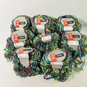 Posten 8x Knäuel FABU M4307 Muench France 90% Viskose Designergarn 50 g /72 m EA - Bild 1 von 5