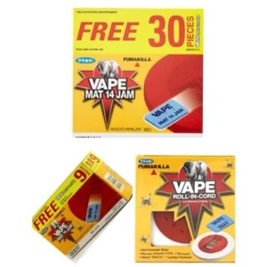 FUMAKILLA VAPE ROLL-IN-CORD FOC 30PCS MAT - Picture 1 of 7