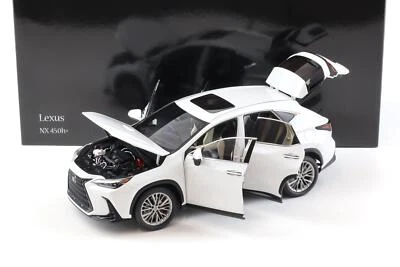 1:18 Kyosho Lexus NX 450h + SUV 2022 Sinic Quartz Bianco Diecast / Full Openings - Immagine 1 di 4