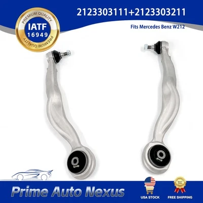 For 10-18 Mercedes-Benz W212 Front Upper Control Arm Kit 2123303111 2123303211 - Imagem 1 de 4