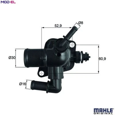THERMOSTAT COOLANT TI 251 88D FOR PEUGEOT FIAT FIORINO/Box/Body/MPV TIPO QUBO - Image 1 of 4