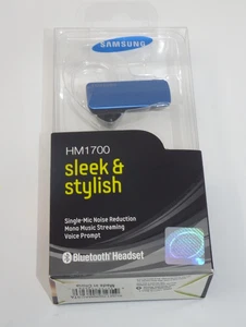 Samsung HM1700 Blue Headsets Bluetooth - New in Box - Picture 1 of 4