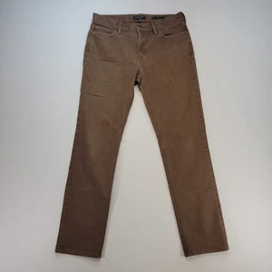 Banana Republic Traveler Pants Mens 31x30 Brown Slim Fit Chino Stretch Comfort - Picture 1 of 11