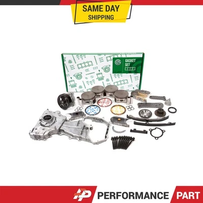Overhaul Engine Rebuild Kit for 02-06 Nissan Altima Sentra SE-R 2.5L QR25DE DOHC - Image 1 of 4