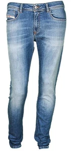 Diesel 1979 Sleenker Skinny Wash Cotton Denim Mens Jeans In Blue US 32 - 36 - Picture 1 of 12
