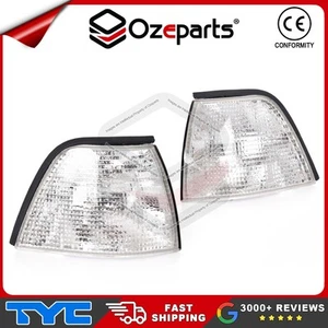 Pair LH+RH Corner Light Turn Lamp White For BMW 3 Series E36 1991~1998 - Picture 1 of 6