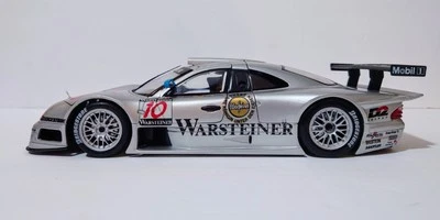 Maisto 1/18 Scale diecast 38848 - Mercedes Benz CLK GTR #10 - Silver - Image 1 of 4