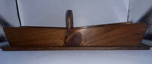 Vintage Wood Cracker Holder Tray Server 14”x 3.25” - Picture 1 of 11