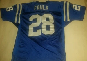 Marshall Faulk Wilson Authentic Collectible NFL Jersey Indiana Colts #28 MVP XXL - Picture 1 of 4