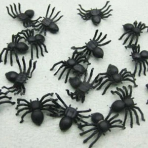 Mini Toy Spider Halloween Trick Toy Halloween Haunted Plastic Decorative Spiders - Picture 1 of 10