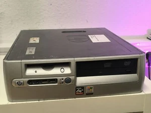 Windows XP Pro PC HP DX5150 SFF AMD X2 Dual 2Ghz 1GB RS-232 - Bild 1 von 2