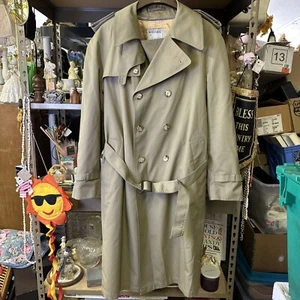 Woodmere Herren Trenchcoat Gr. 40 R herausnehmbares Futter hellbraun supernatural Vintage - Bild 1 von 8