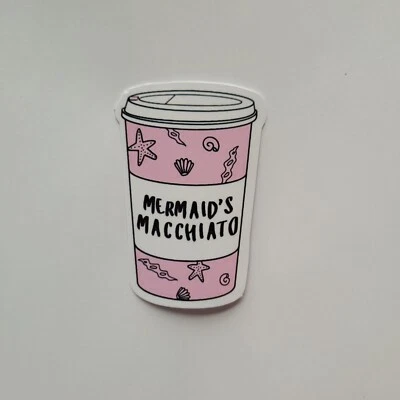 Pegatina de vinilo café cafeína mañana despertar felicidad amor corazón cálido acogedor taza Foto 1 de 2