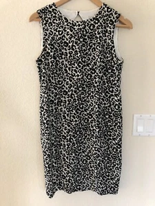 Maggy London Petites Women's Silk Leopard Print Dress Size 8 - Picture 1 of 4
