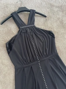 French Connection Evening Dress Prom Size 12 Black - Picture 1 of 6