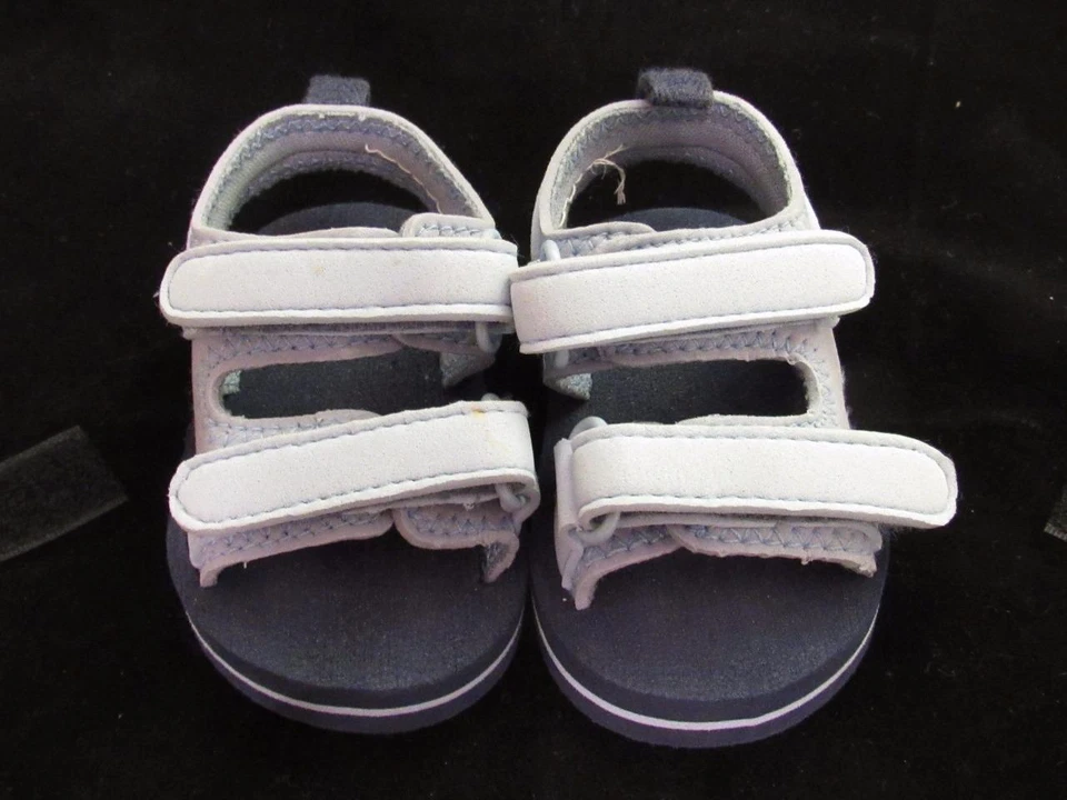 Recién Nacido Talla 2 Bebé Azul y Negro Deportes Bebé Sandalias Muñeca Renacida Se adapta a 3-6 meses Foto 1 de 4