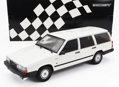 wonderful MINICHAMPS-diecast-modelcar 1/18 VOLVO 740GL BREAK  1986 - white - Image 1 of 2