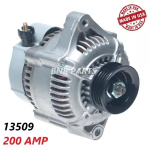 200 AMP 13509 Alternator Honda Civic Del Sol High Output Performance HD USA NEW - Picture 1 of 5