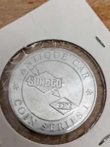 Vintage Sunoco Daniels Town Brougham 1922 Antique Car Series 1 Coin Excellent - Picture 1 of 2