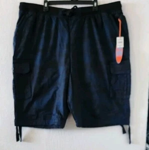 Huntington Beach Club size 48 Navy Camo Cargo Shorts - Picture 1 of 8
