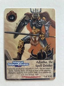 Adjatha, el bebedor de hechizos Spellfire Powers 1/100 TSR - Imagen 1 de 1