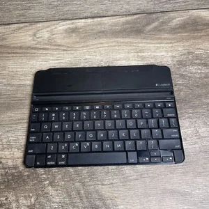 Logitech Type+ Y-R0048 Bluetooth Keyboard Folio Case Black for Apple iPad Air 2 - Picture 1 of 4