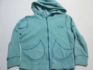 Mountain Hardwear Youth Unisex Size S Fleece Jacket Blue Hooded Outerwear - Picture 1 of 5