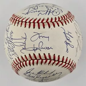 1990 Oakland Athletics Signed Ball. LaRussa, Eckersley. 28 Sigs. W.S Champs. JSA - Picture 1 of 7