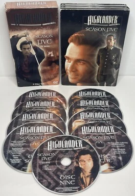 Highlander Season Five (Dvd, 1992 TV Series, OOP, Adrian Paul, Season 5, OOP) - Image 1 of 4