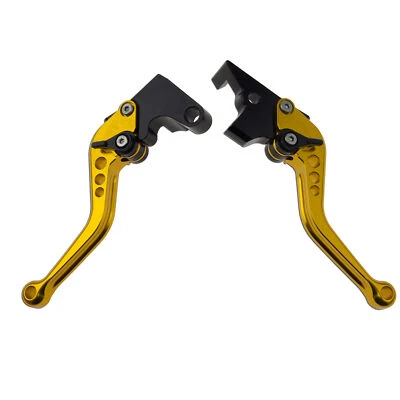 Hand Gold For Yamaha FZ1 FZ6 FZ07 FZ09 CNC Shorty Brake Clutch Levers Finger - Image 1 of 4