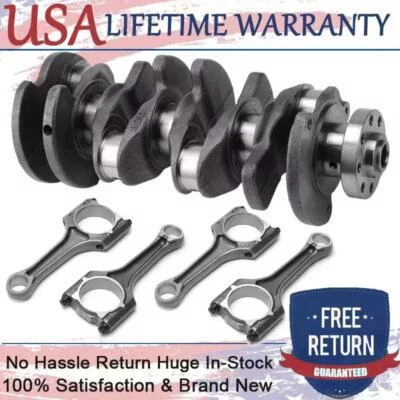 Engine Crankshaft & 4 Con Rods For 2015-2022 Audi A4 A6 Q5 Q7 VW Golf GTI 2.0TSI - Image 1 of 4