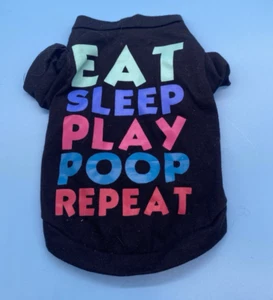 You ER LE Dog Puppy Pet Vest T-shirt Small Dog Clothes Size Small 10" Long NEW - Picture 1 of 5