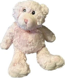First Impressions Pink Bear 12" Plush Toy Lovey - Picture 1 of 5