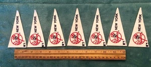 New York Yankees Mini-Pennant / Micro-Pennant (c. 1986-87) - Picture 1 of 2