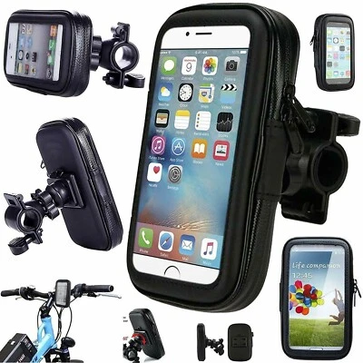 Universal Bicycle Bike Phone Case Waterproof Mount Holder For iPhone Samsung UK - Image 1 of 4