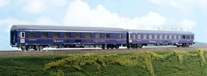 ACME 55331 Set De 2 Camas Litera Livrea Nightjet Azul Con Franjas Rojas/Grises - Imagen 1 de 1