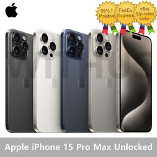 Apple iPhone 15 Pro Max A17 Pro 256GB 512GB 1TB Factory Unlocked New Sealed