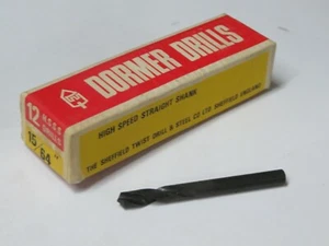 12 Stück SKF DORMER 15/64" HSS Stummelschraubenmaschine Länge Oxidbohrer ENGLAND - Bild 1 von 1
