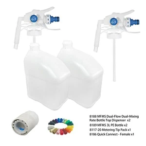 Hand Held Chemical Dispenser, 3L bottle Dual Flow Dual Auto-Dilution Mixing Rate - Picture 1 of 12