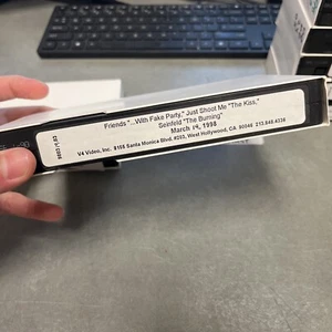 Friends, “with Fake Party ” TV Work Prod. Master Copy VHS Nov. 1999 Rare - Picture 1 of 4