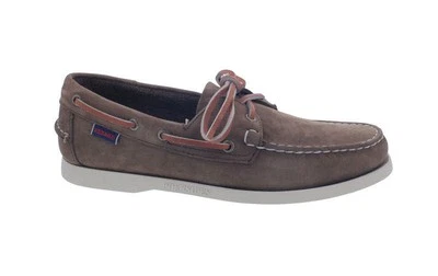 Sebago Docksides, Nubuck, Marrón Oscuro, Hombres 7000GA0-901 MARRÓN OSCURO - Imagen 1 de 4