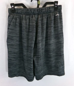 Adidas Boy's 14/16 Shorts Aeroready Gray Black Athletic Shorts EUC - Picture 1 of 8