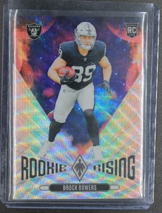 Brock Bowers 2024 Panini Phoenix #RR-BBS Raiders Rookie Rising Hyper RC - Picture 1 of 2