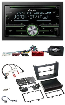 Pioneer Bluetooth Lenkrad DAB 2DIN USB CD Autoradio für Mazda 3 09-13 Can-Bus - Bild 1 von 4