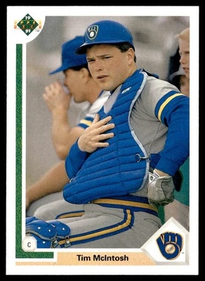 1991 Upper Deck Tim McIntosh Milwaukee Brewers #547 - Image 1 of 2