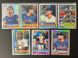 🔥 7-Card Lot – 2025 Topps Heritage Chrome Refractor Parallel – No Duplicates - Bild 1 von 1