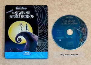THE NIGHTMARE BEFORE CHRISTMAS - USA IMPORT BLU RAY STEELBOOK (READ DESCRIPTION) - Picture 1 of 9