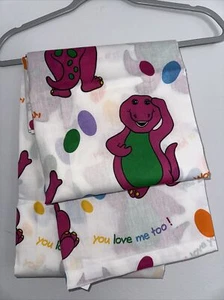 Barney der lila Dinosaurier Twin Flachbettlaken Vintage Bettwäsche 90er - Bild 1 von 7